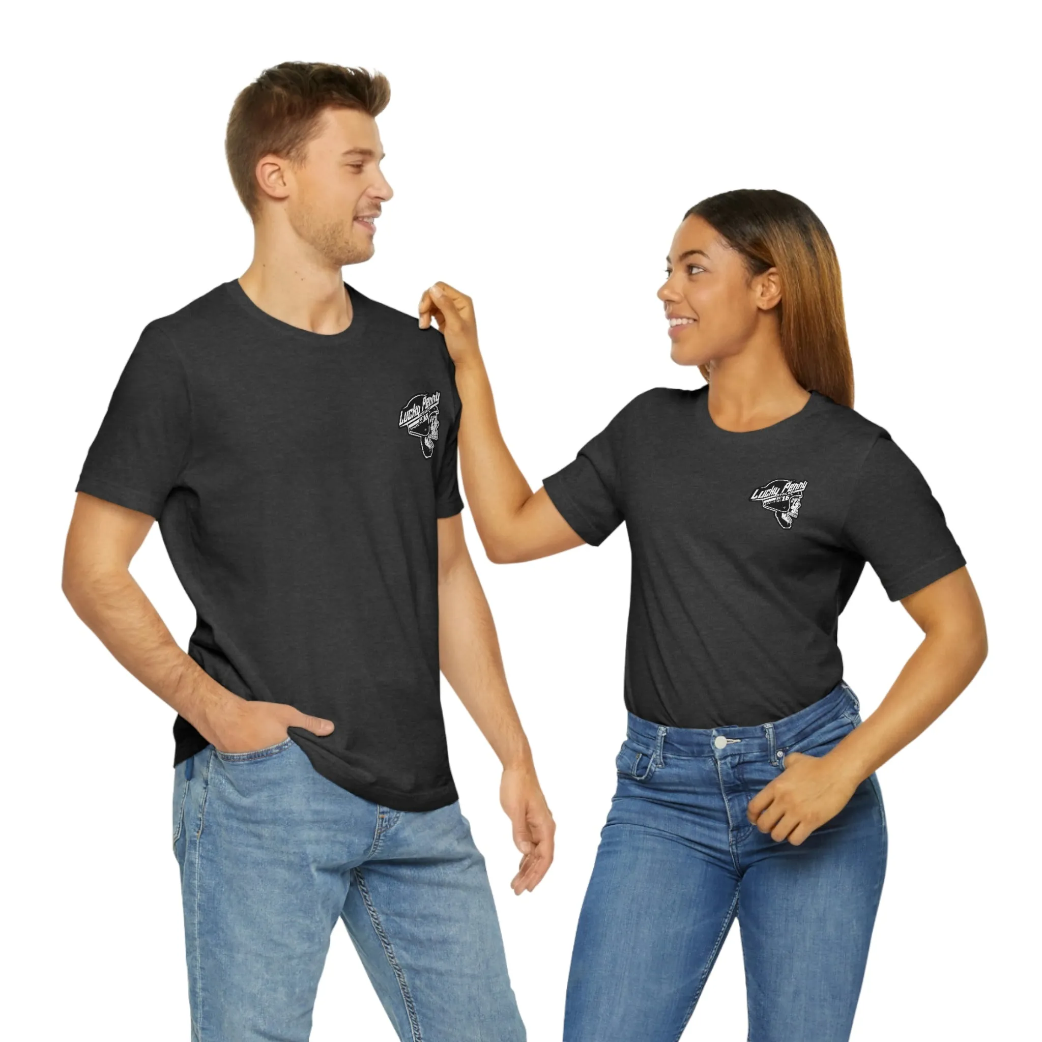 Lucky Penny Cycles DFW Cowboy Skull T-Shirt
