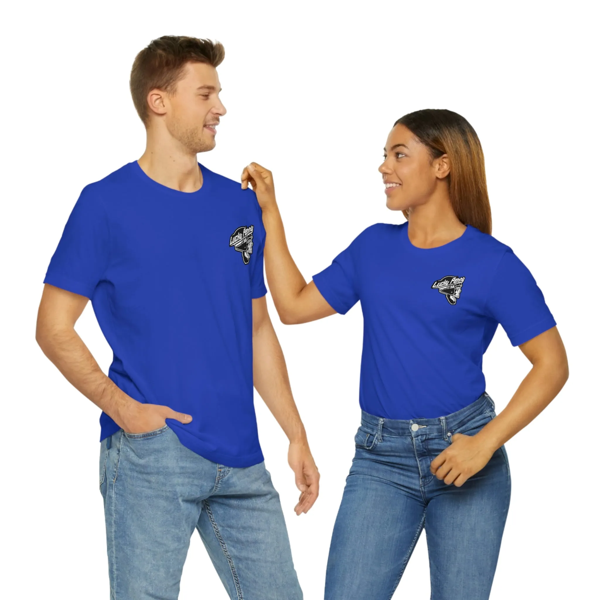 Lucky Penny Cycles DFW Cowboy Skull T-Shirt