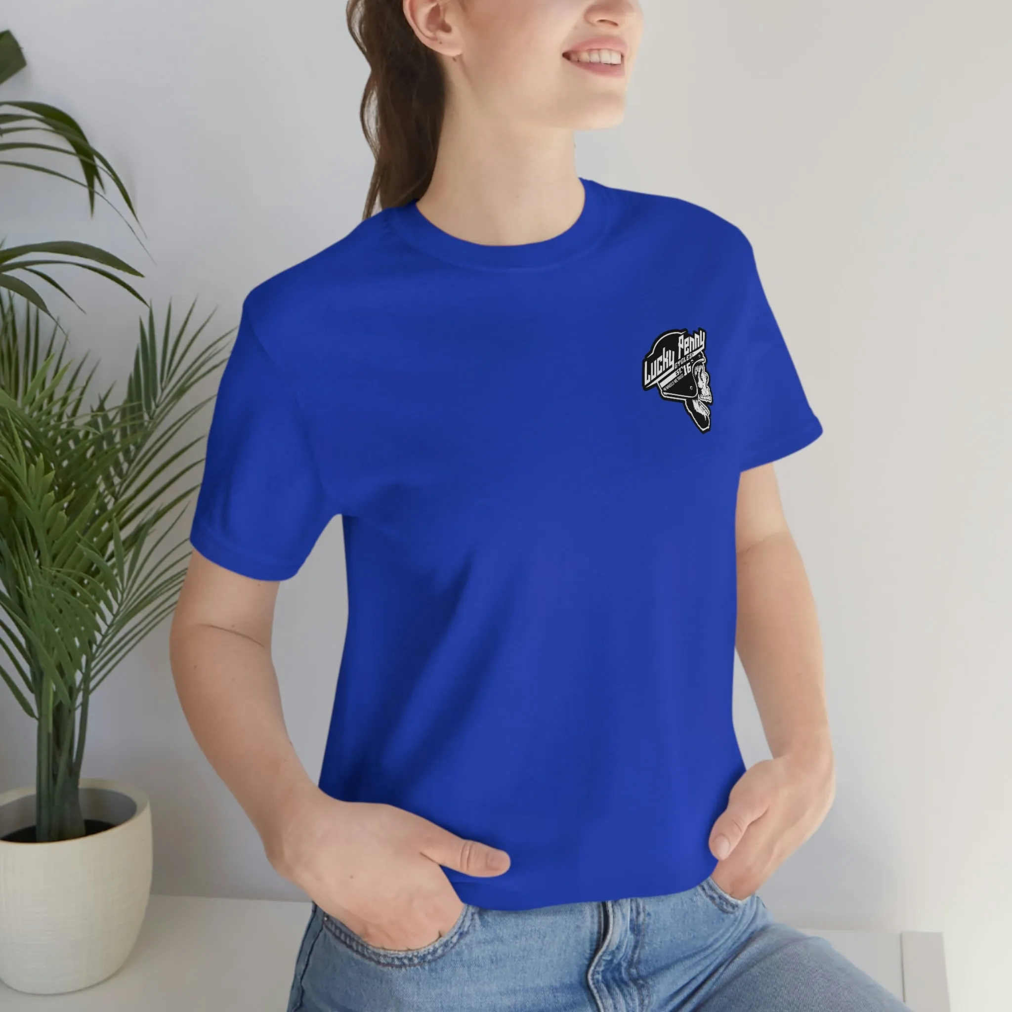 Lucky Penny Cycles DFW Cowboy Skull T-Shirt