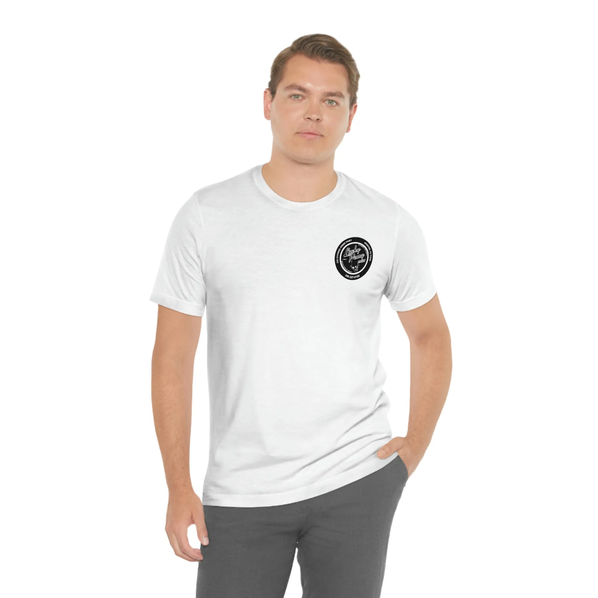 Lucky Penny Cycles Houston Skyline T-Shirt