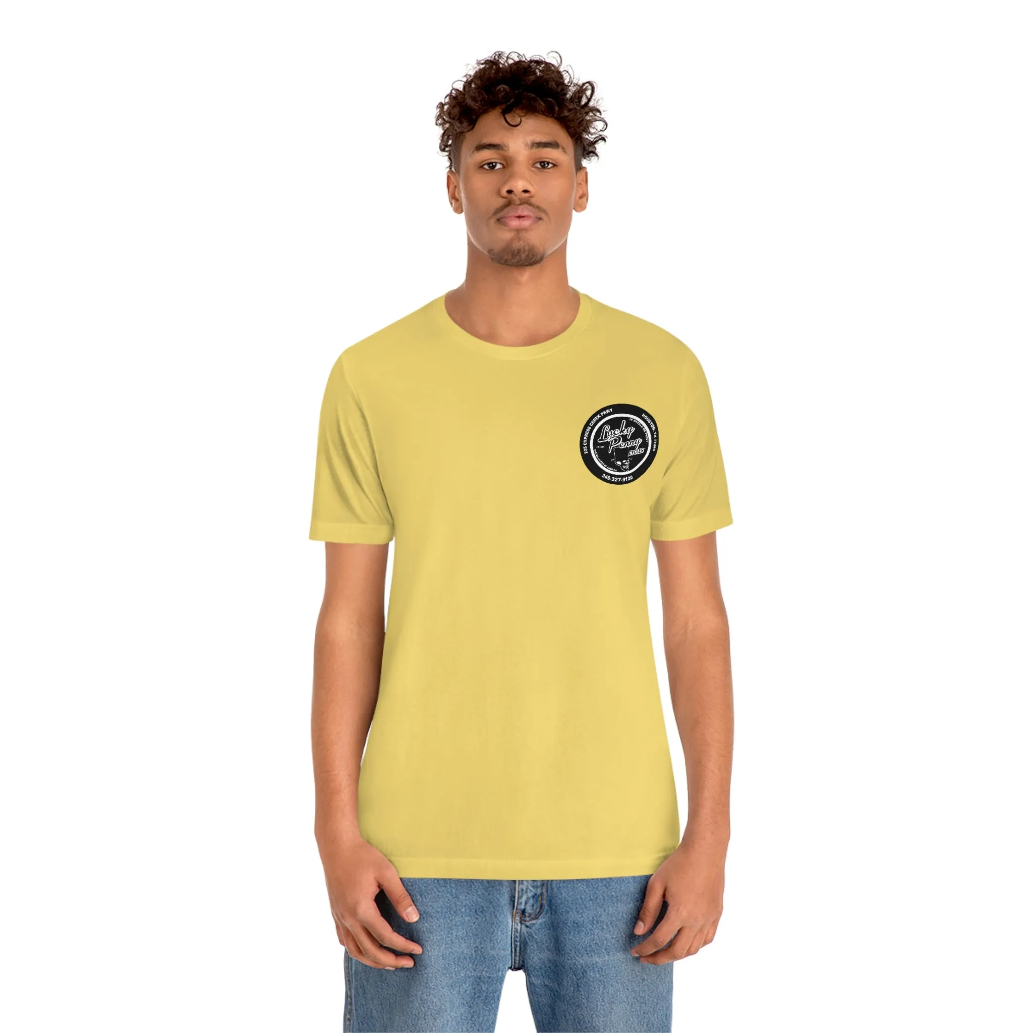 Lucky Penny Cycles Houston Skyline T-Shirt