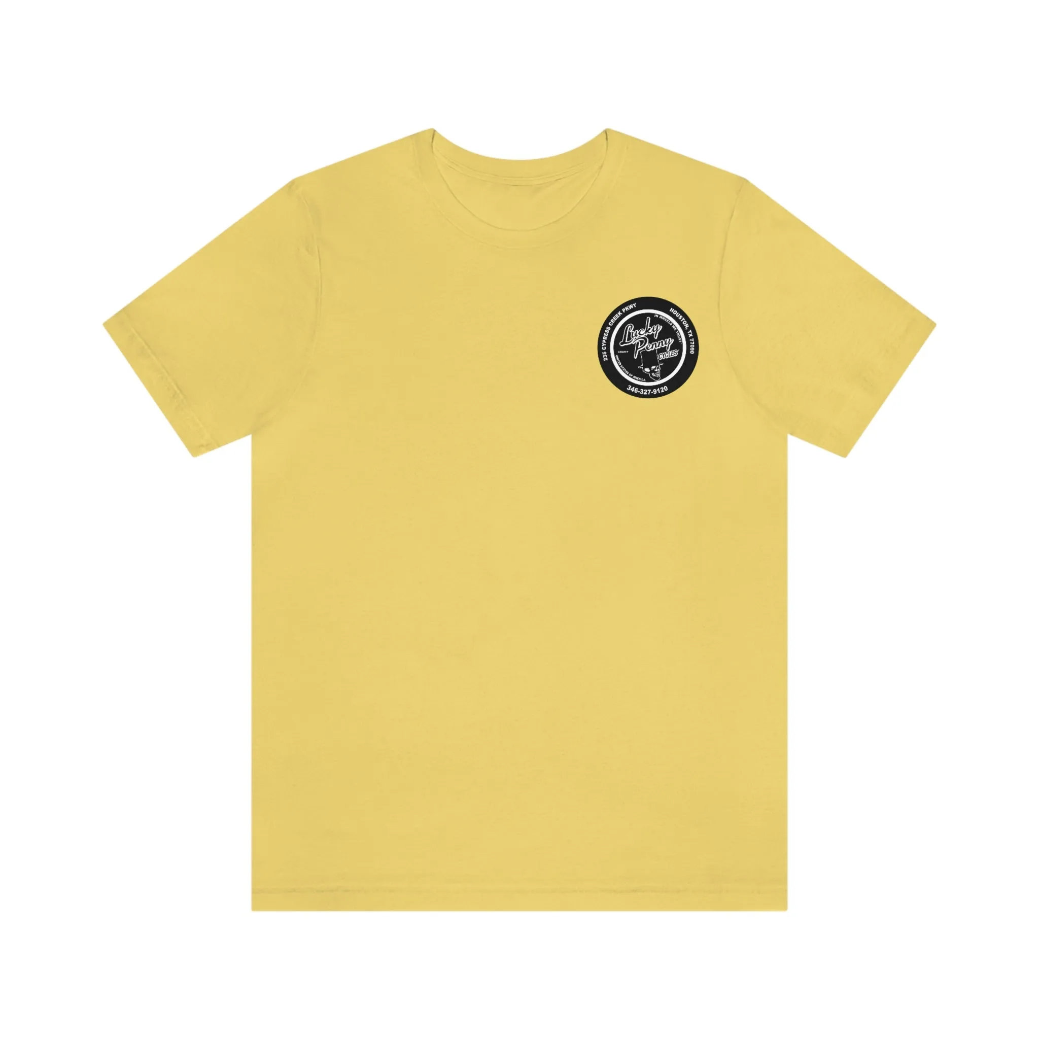 Lucky Penny Cycles Houston Skyline T-Shirt