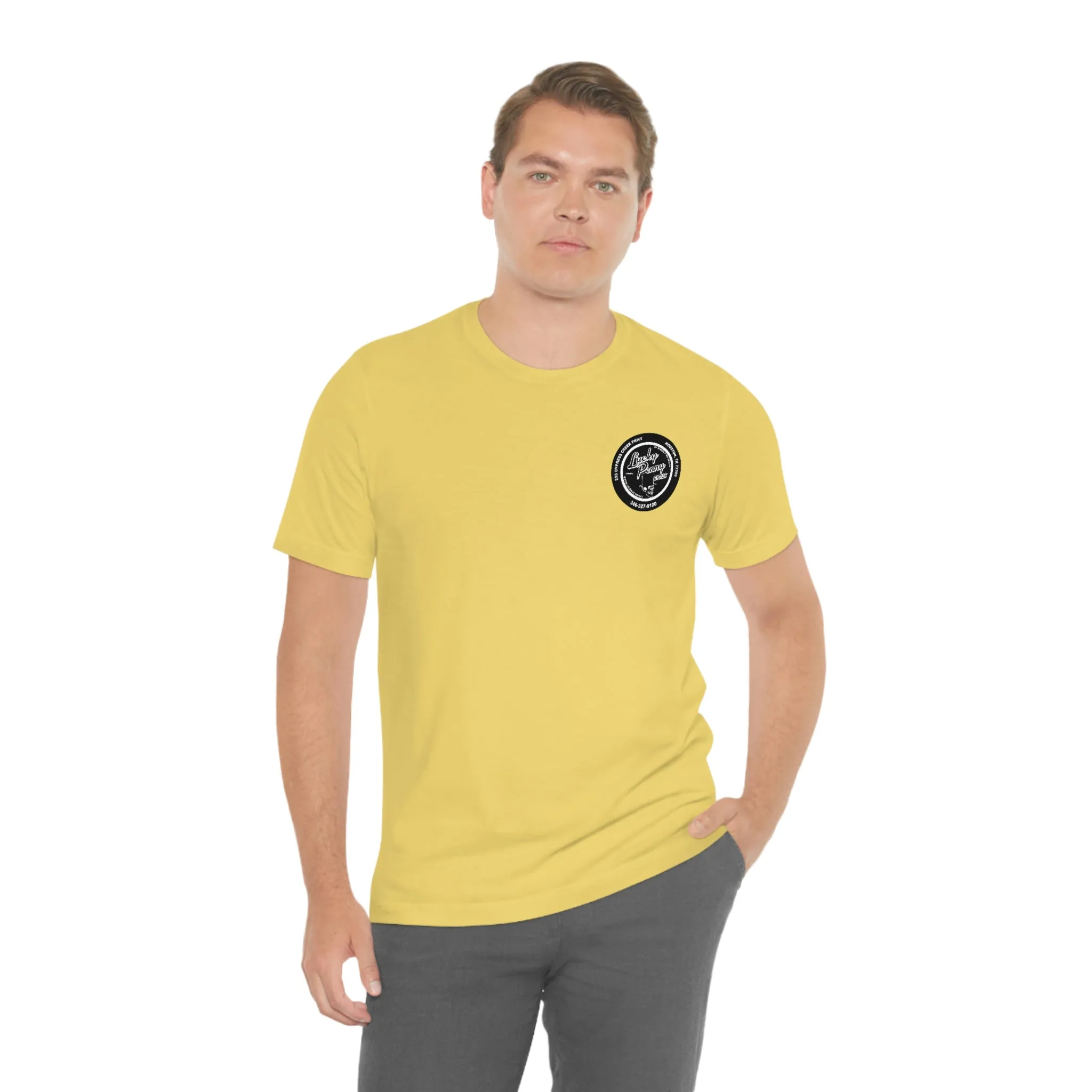 Lucky Penny Cycles Houston Skyline T-Shirt