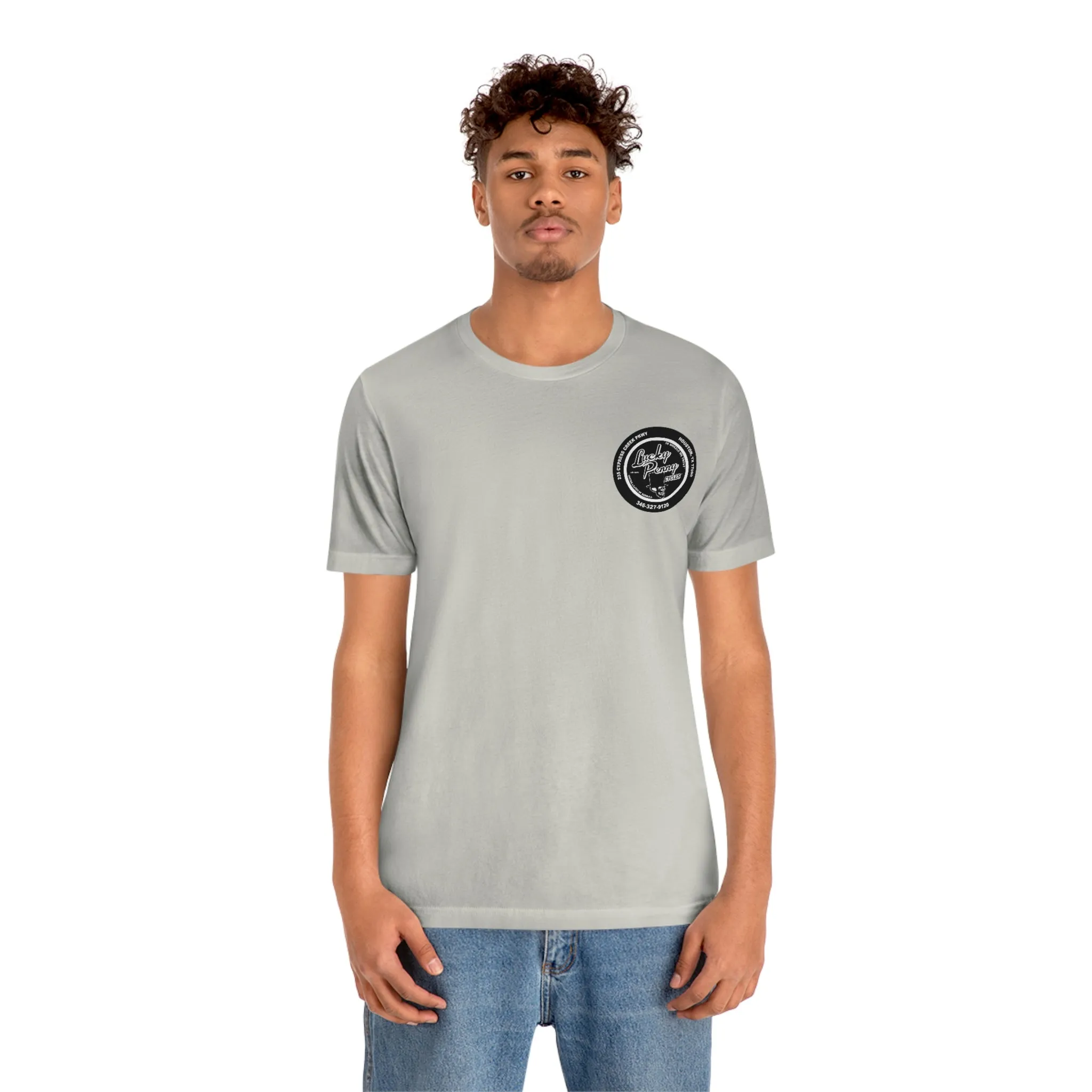 Lucky Penny Cycles Houston Skyline T-Shirt