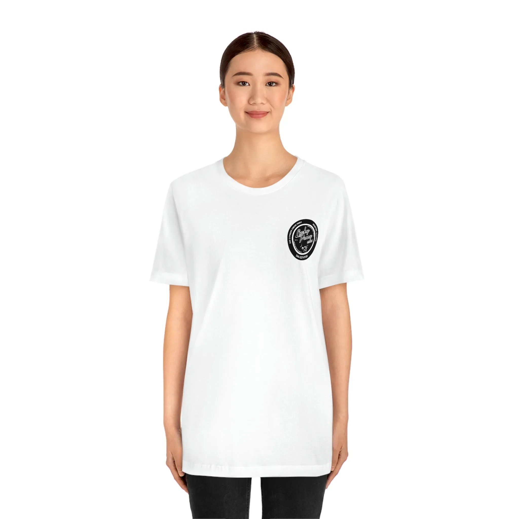 Lucky Penny Cycles Houston Skyline T-Shirt