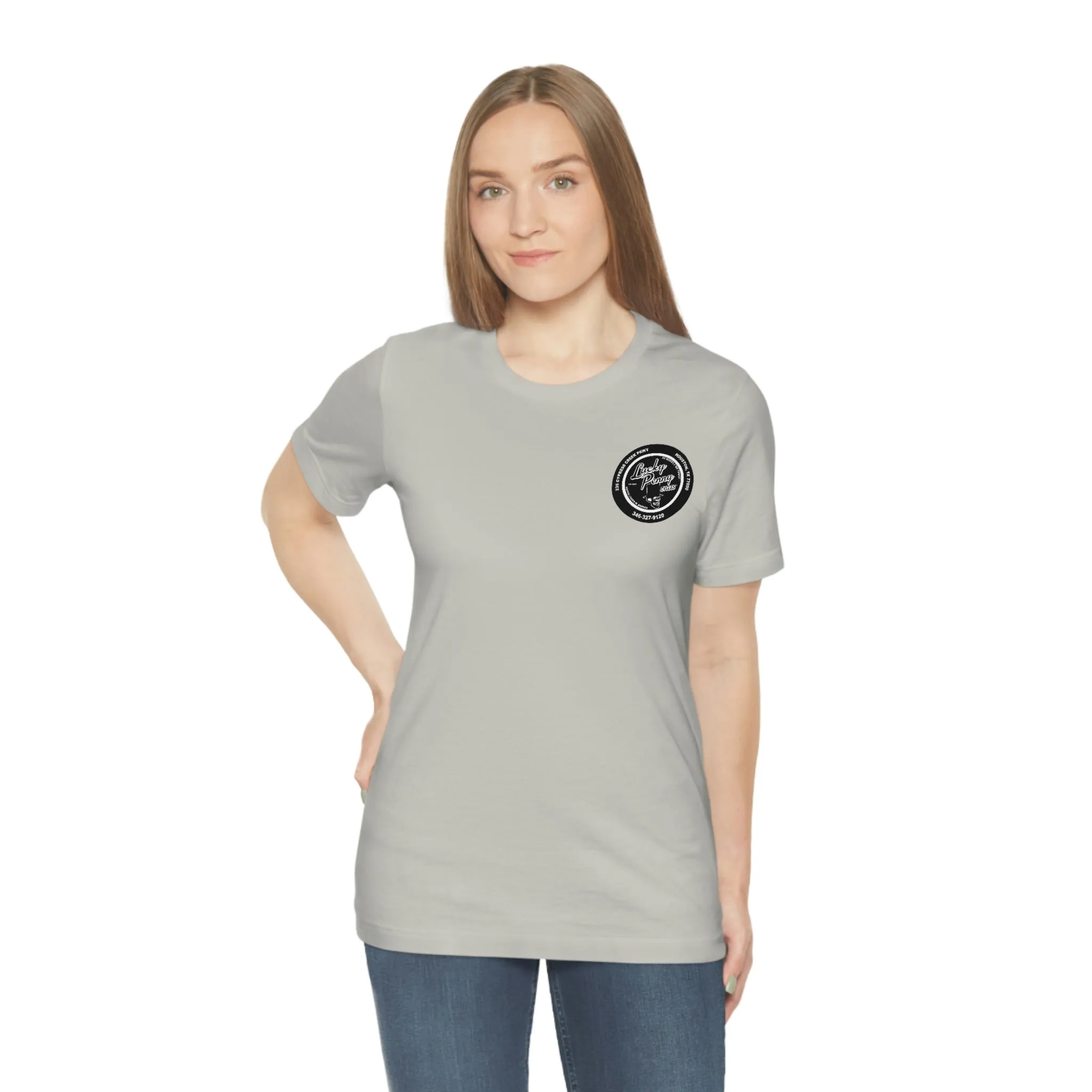 Lucky Penny Cycles Houston Skyline T-Shirt