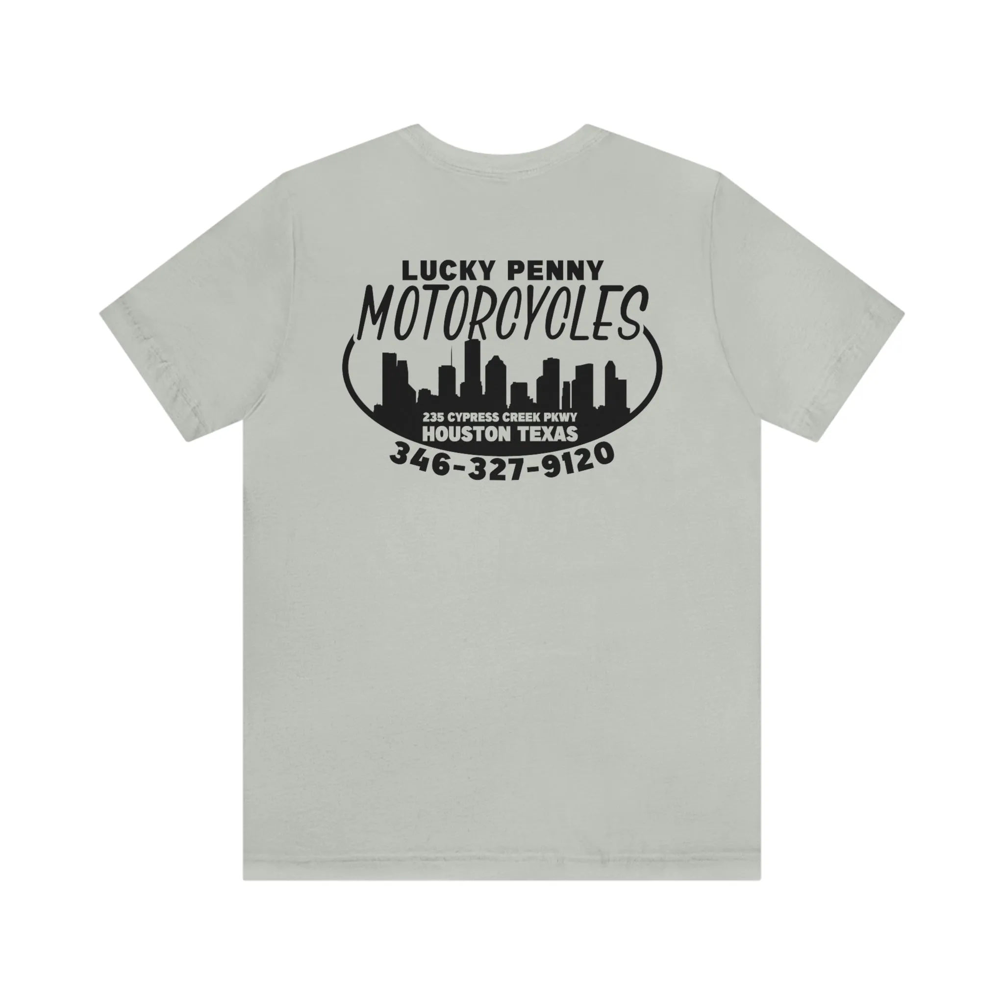 Lucky Penny Cycles Houston Skyline T-Shirt