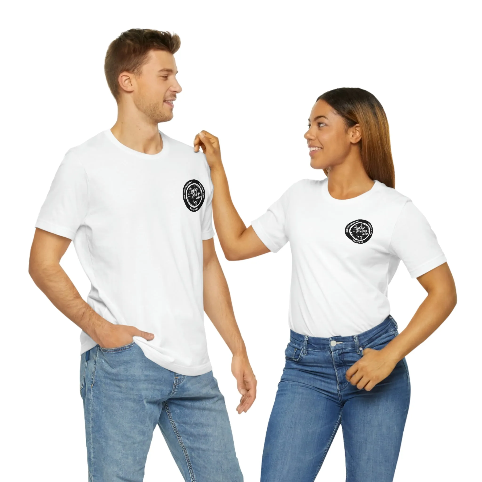 Lucky Penny Cycles Houston Skyline T-Shirt