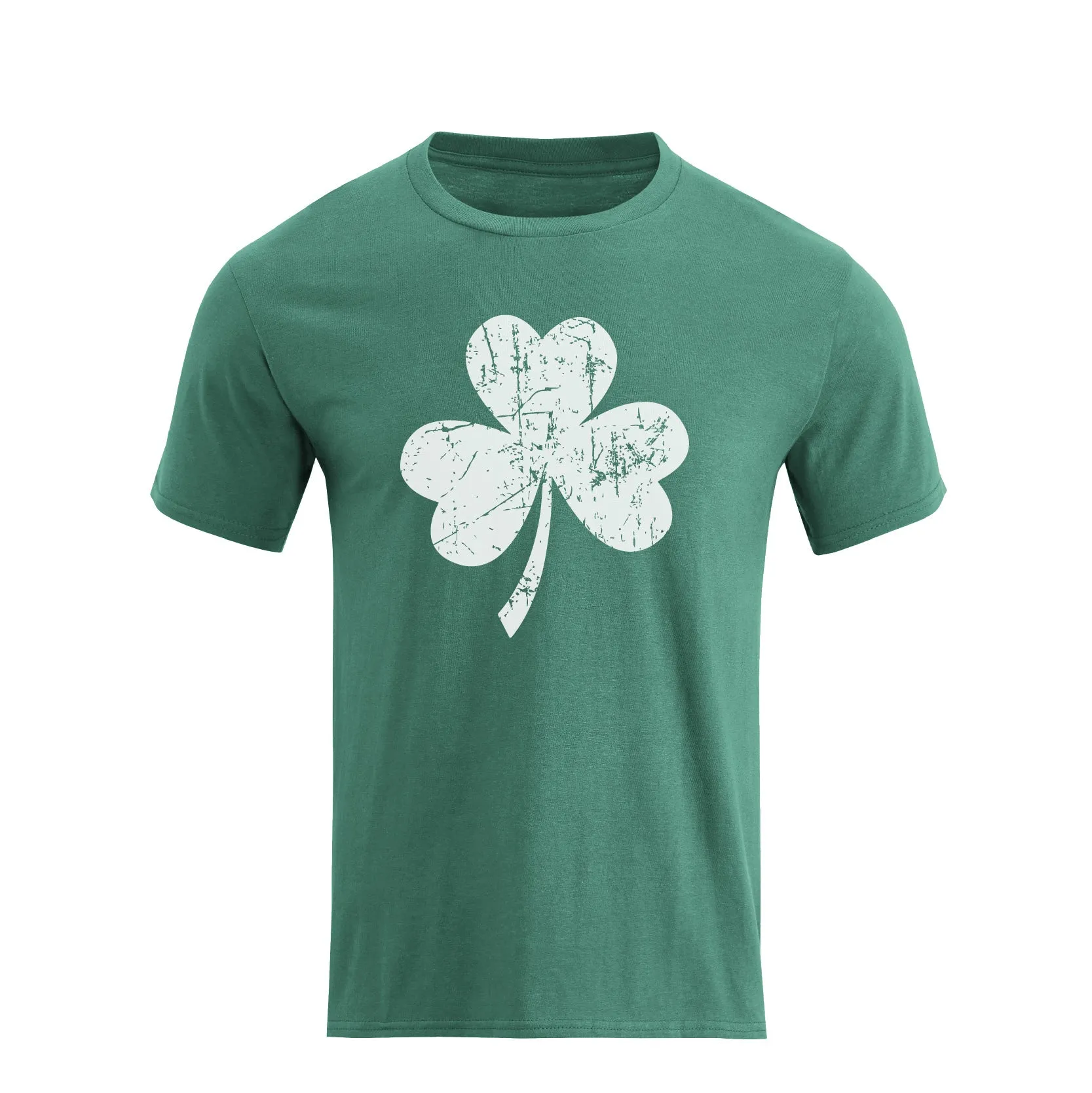 LUCKY SHAMROCK 100% COTTON GRAPHIC TEE