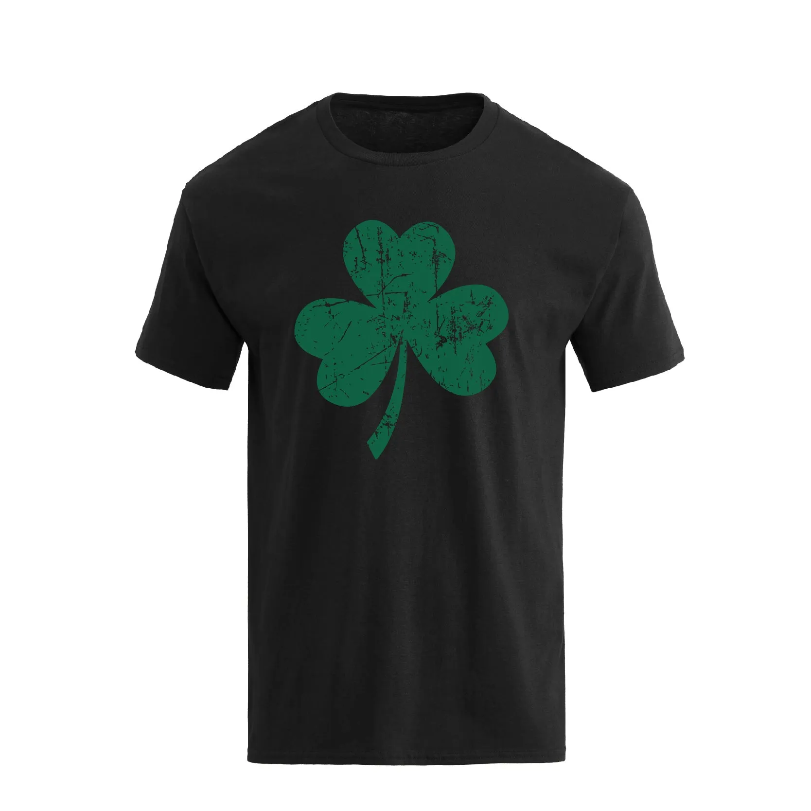 LUCKY SHAMROCK 100% COTTON GRAPHIC TEE