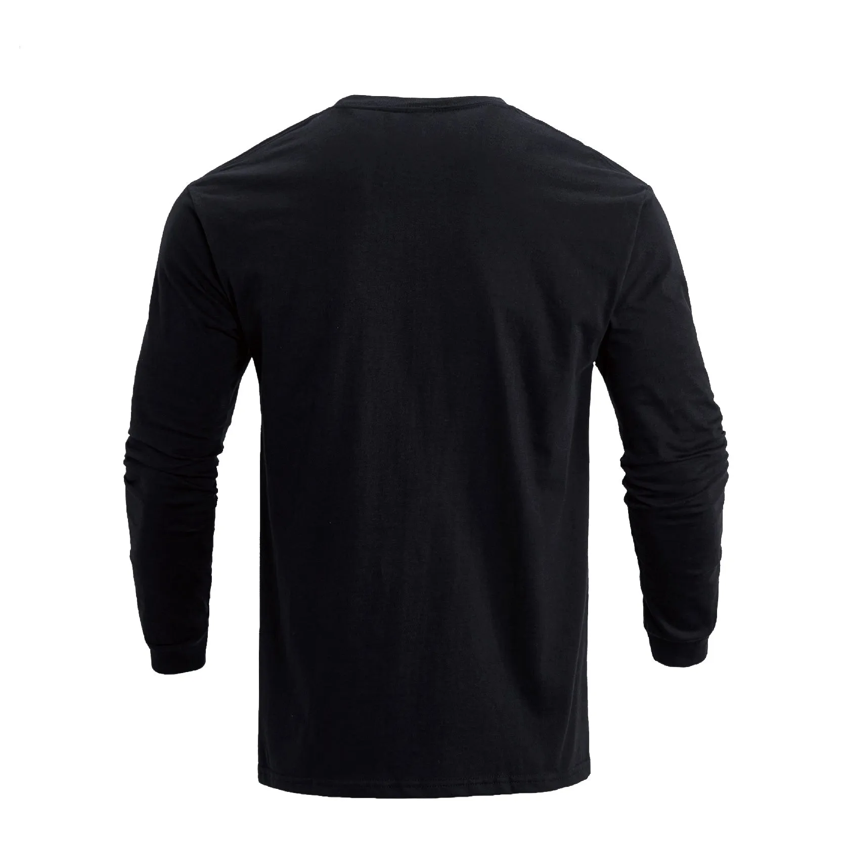 LUCKY SHAMROCK USA FLAG 100% COTTON GRAPHIC LONG SLEEVE T-SHIRT