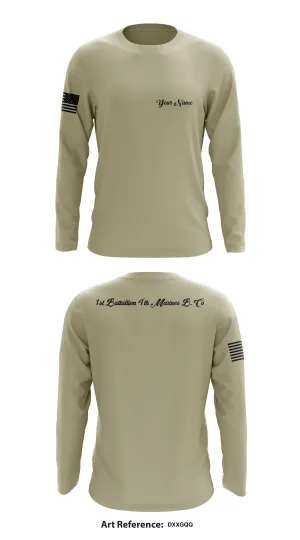 Luis Cambal 1st Bn. 4th Marines Store 1  Core Men's LS Performance Tee - dxxgqQ