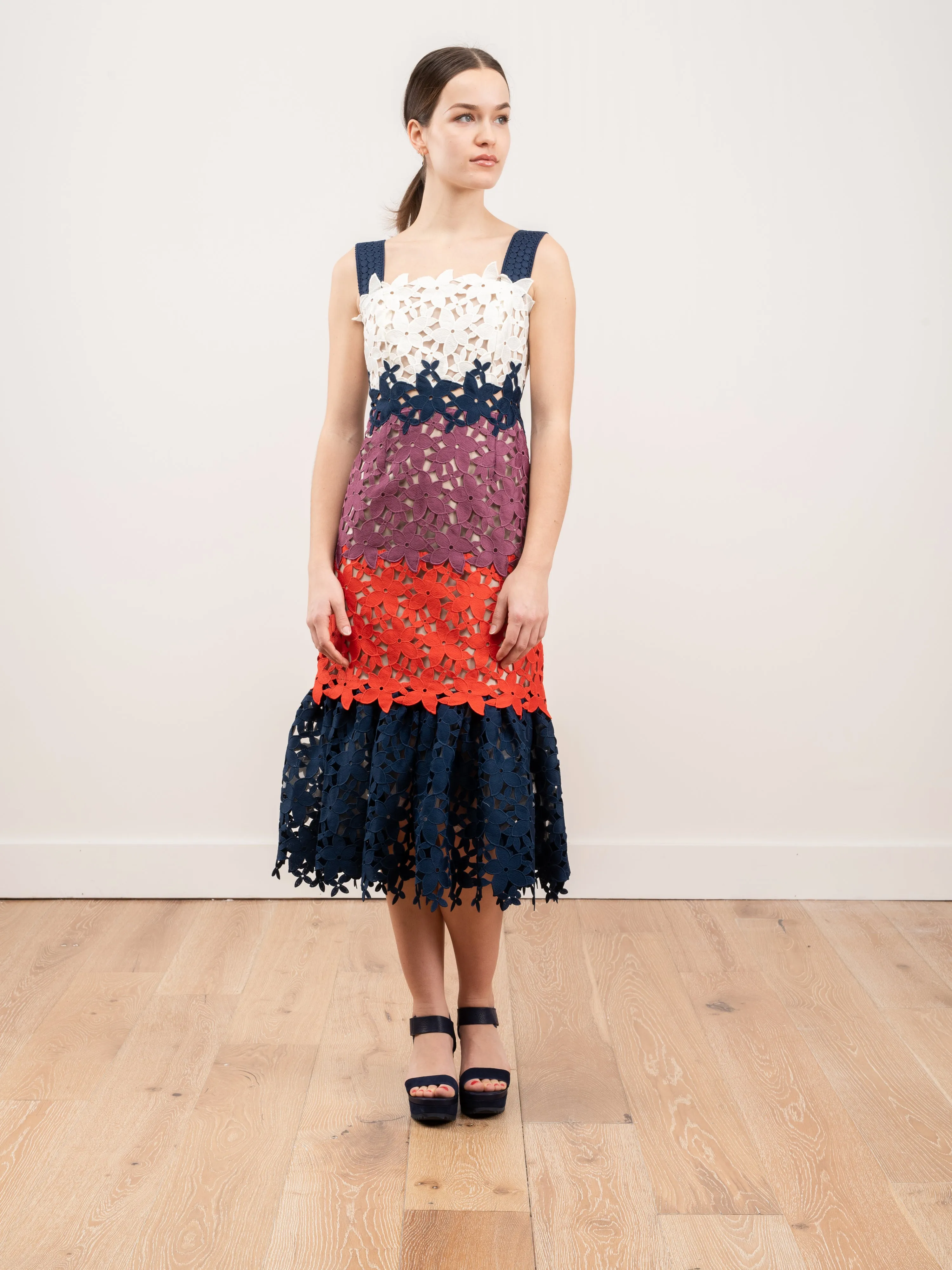 maisy mermaid midi dress