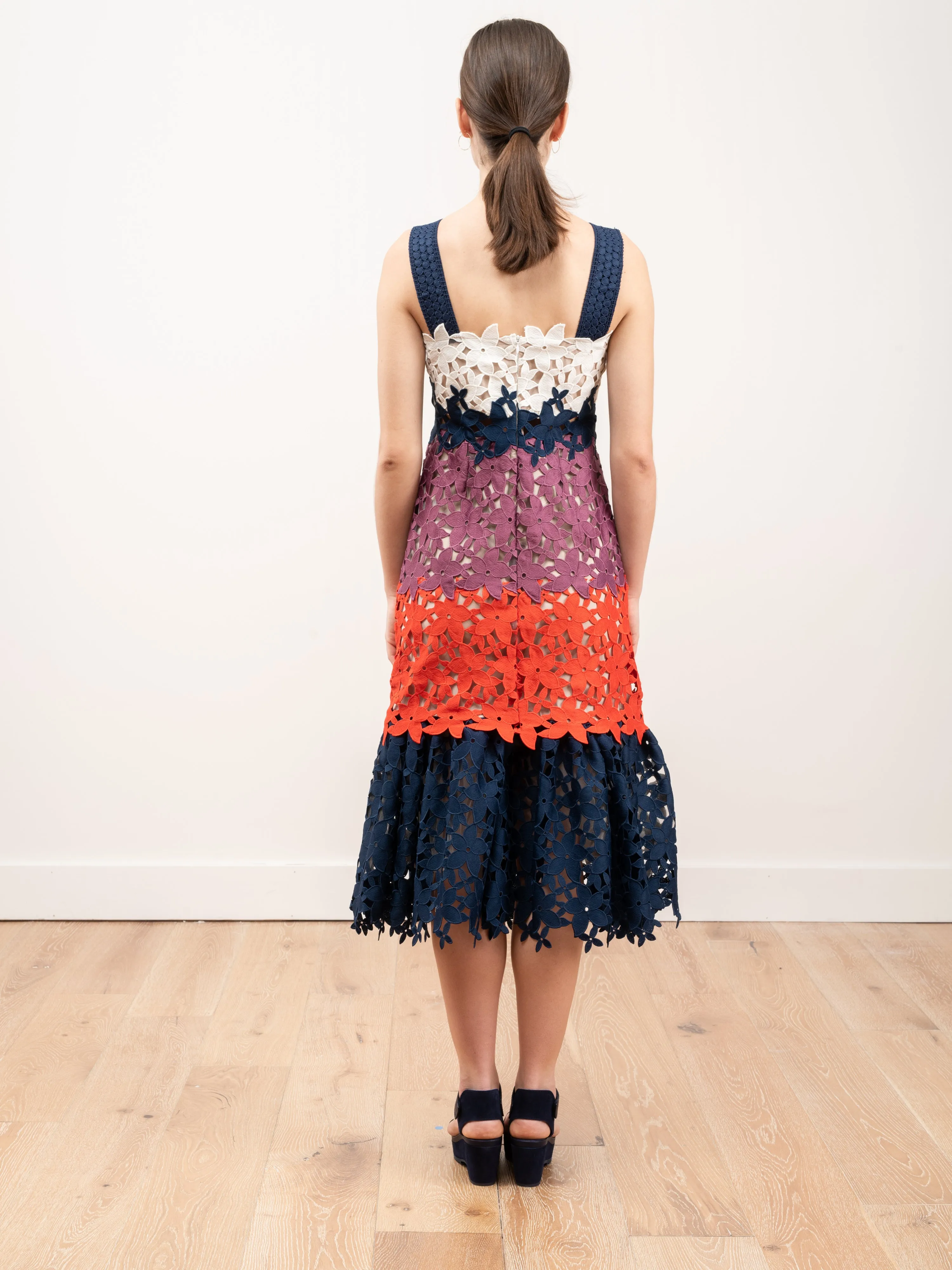 maisy mermaid midi dress