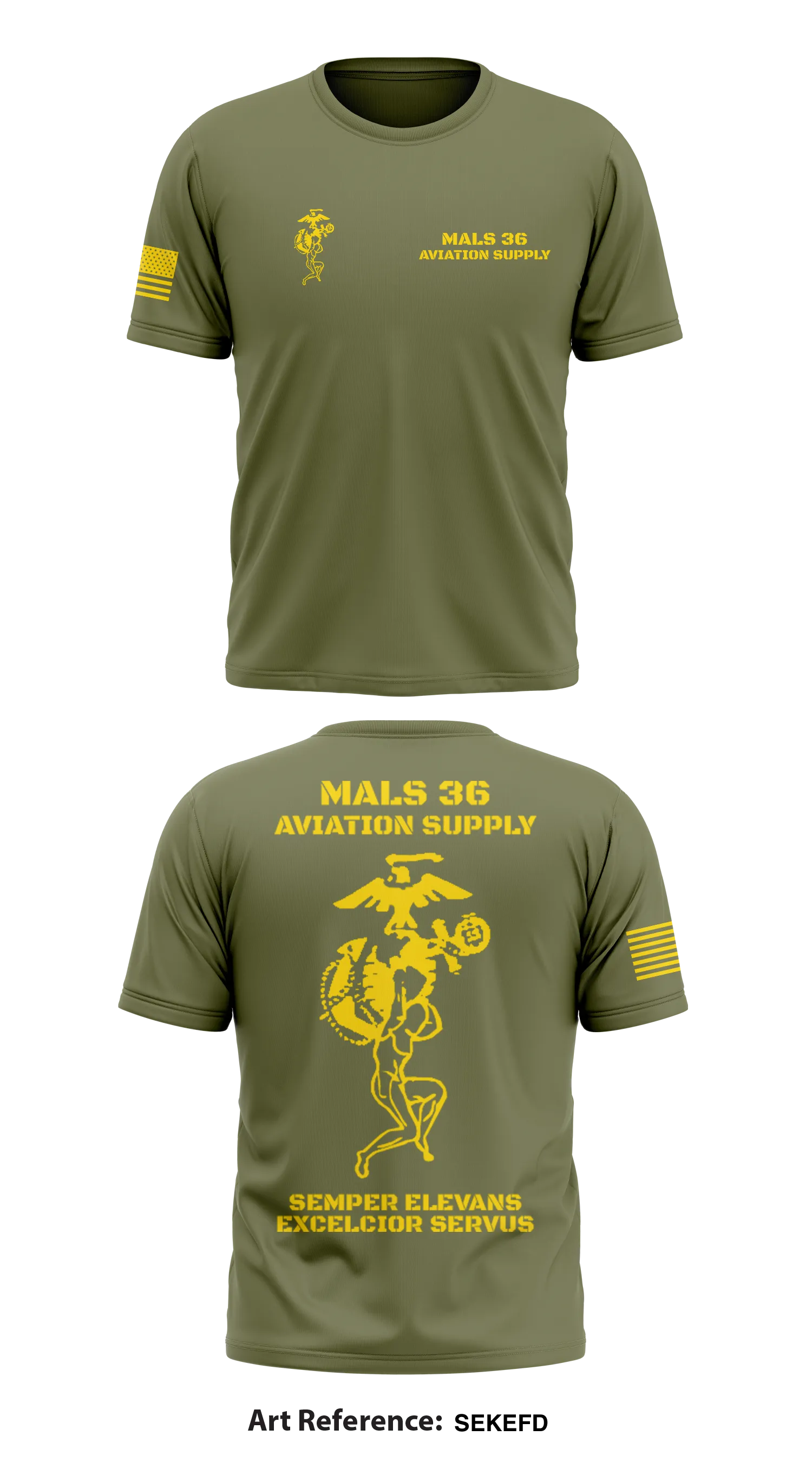 MALS 36 Aviation Supply Store 1 Core Men's SS Performance Tee - sEKeFd