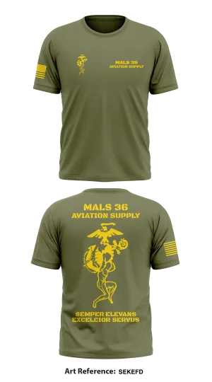 MALS 36 Aviation Supply Store 1 Core Men's SS Performance Tee - sEKeFd