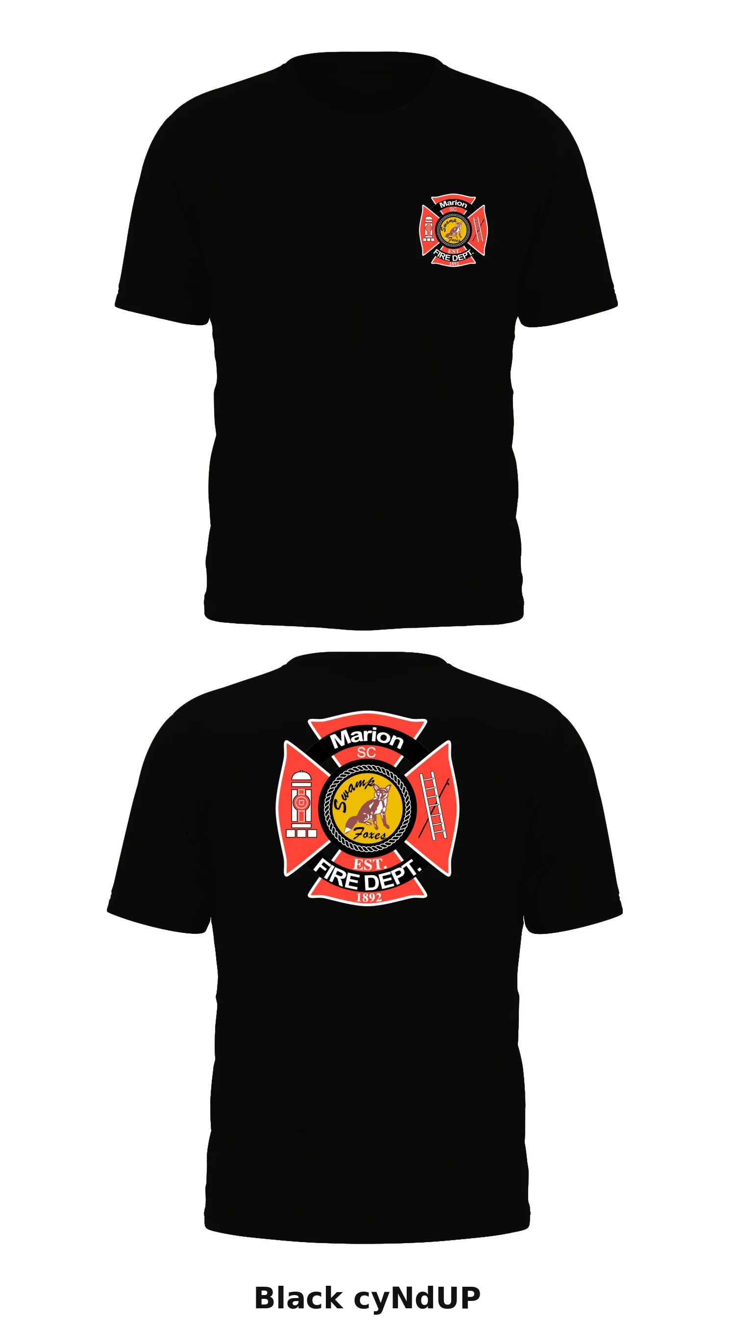 Marion City Fire Rescue  Store 1 Core Men's SS Performance Tee - cyNdUP