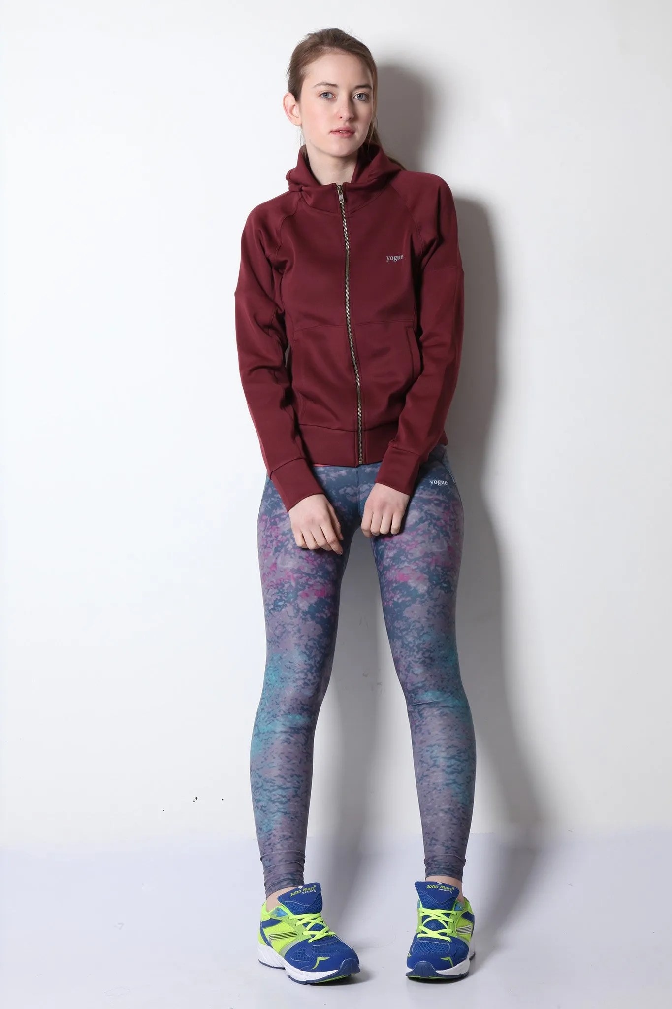 Maroon Hooded Jacket