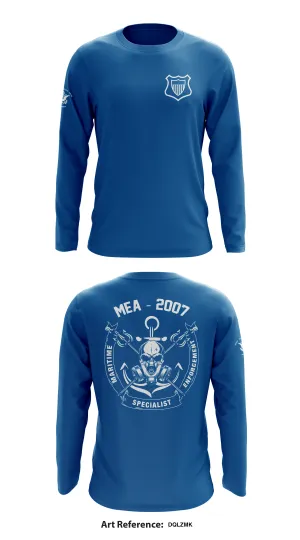 ME A school 2007 Core Men's LS Performance Tee - DqLzMK