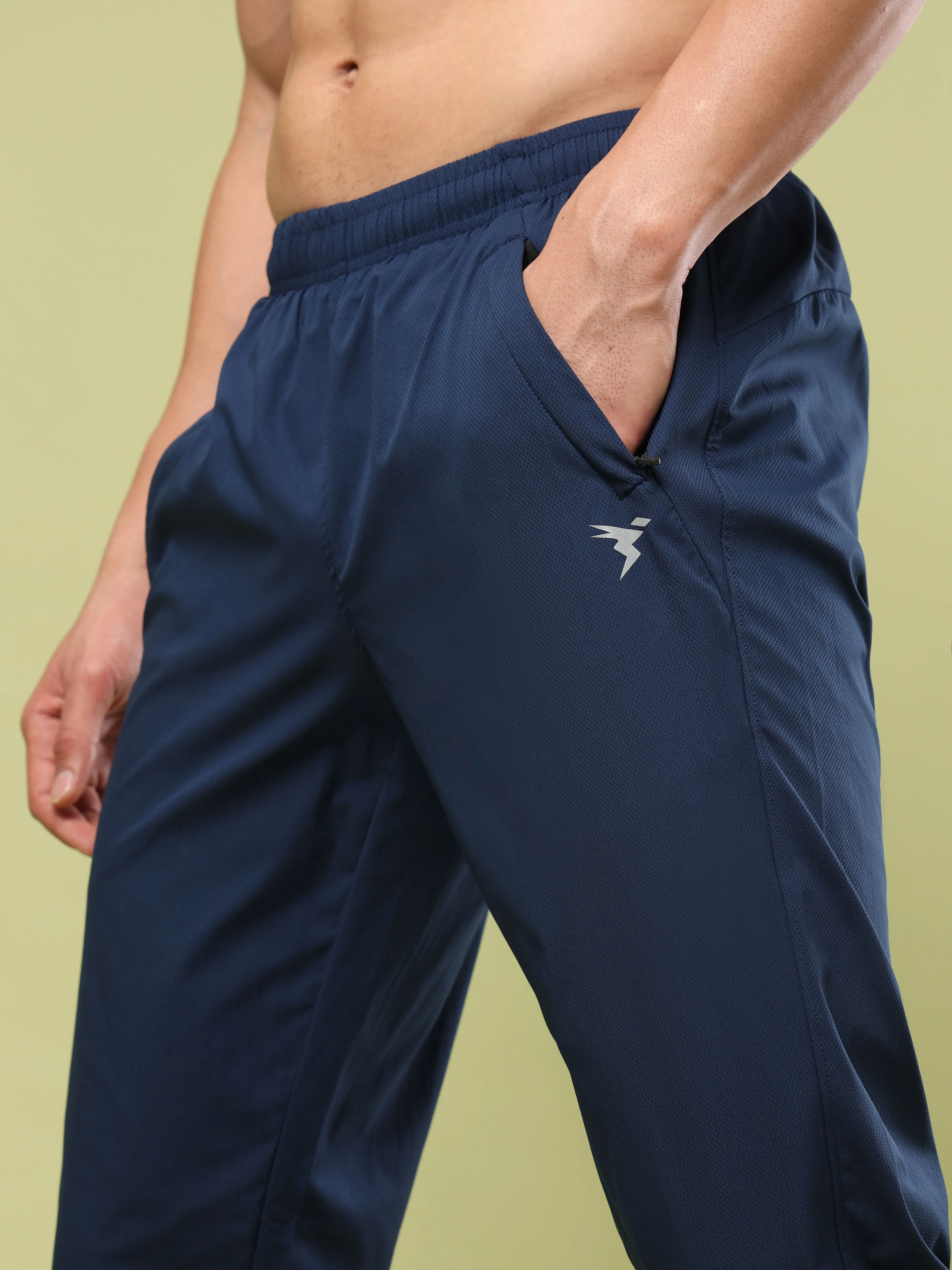 Men Solid Relax Fit Joggers with TECHNOLITE