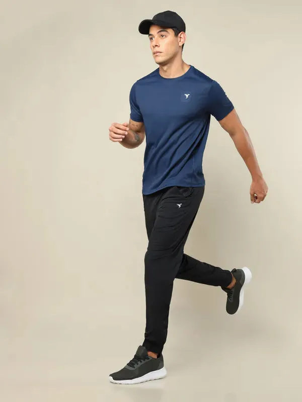 Men Solid Relax Fit Joggers with TECHNOLITE