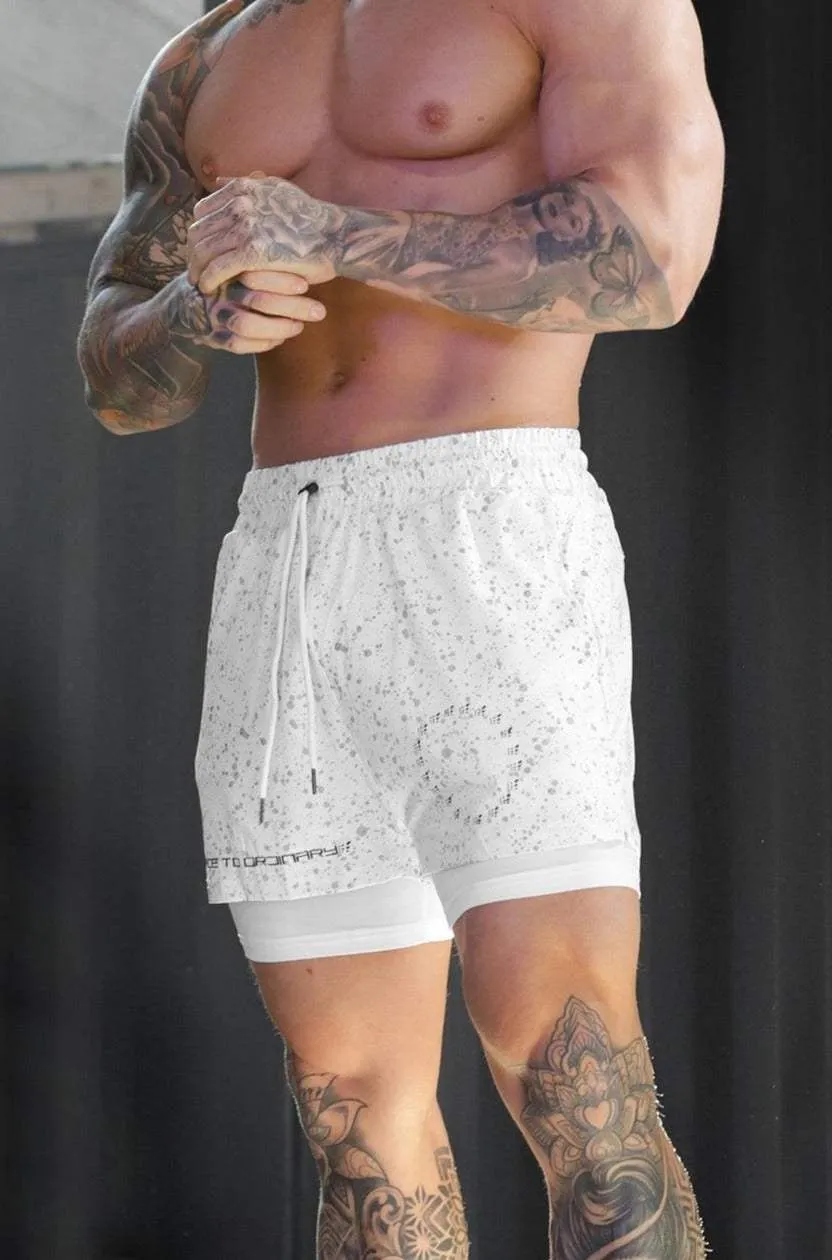 Men's 2-In-1 7" Gym Shorts with Towel Loop - Splash