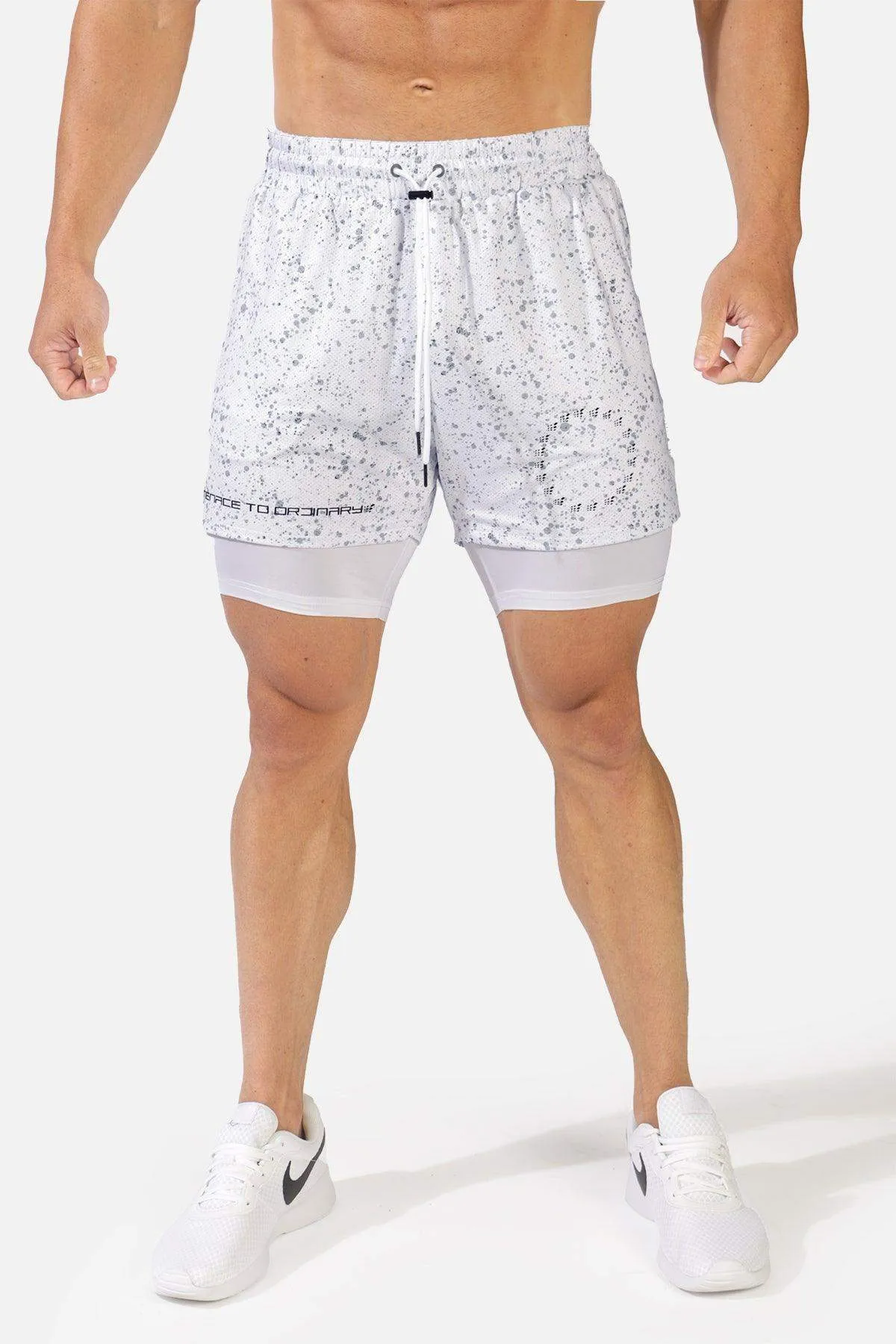 Men's 2-In-1 7" Gym Shorts with Towel Loop - Splash