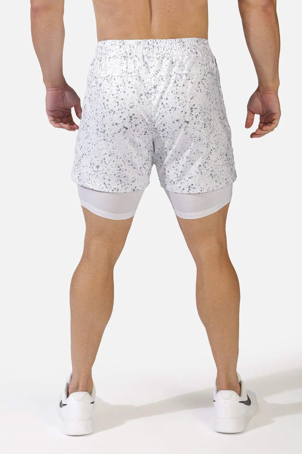 Men's 2-In-1 7" Gym Shorts with Towel Loop - Splash