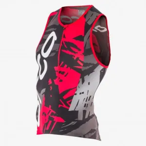 MENS 226 TRI TANK BK-RD