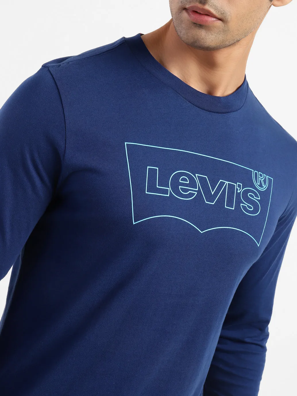 Men's Brand Logo Regular Fit T-shirt
