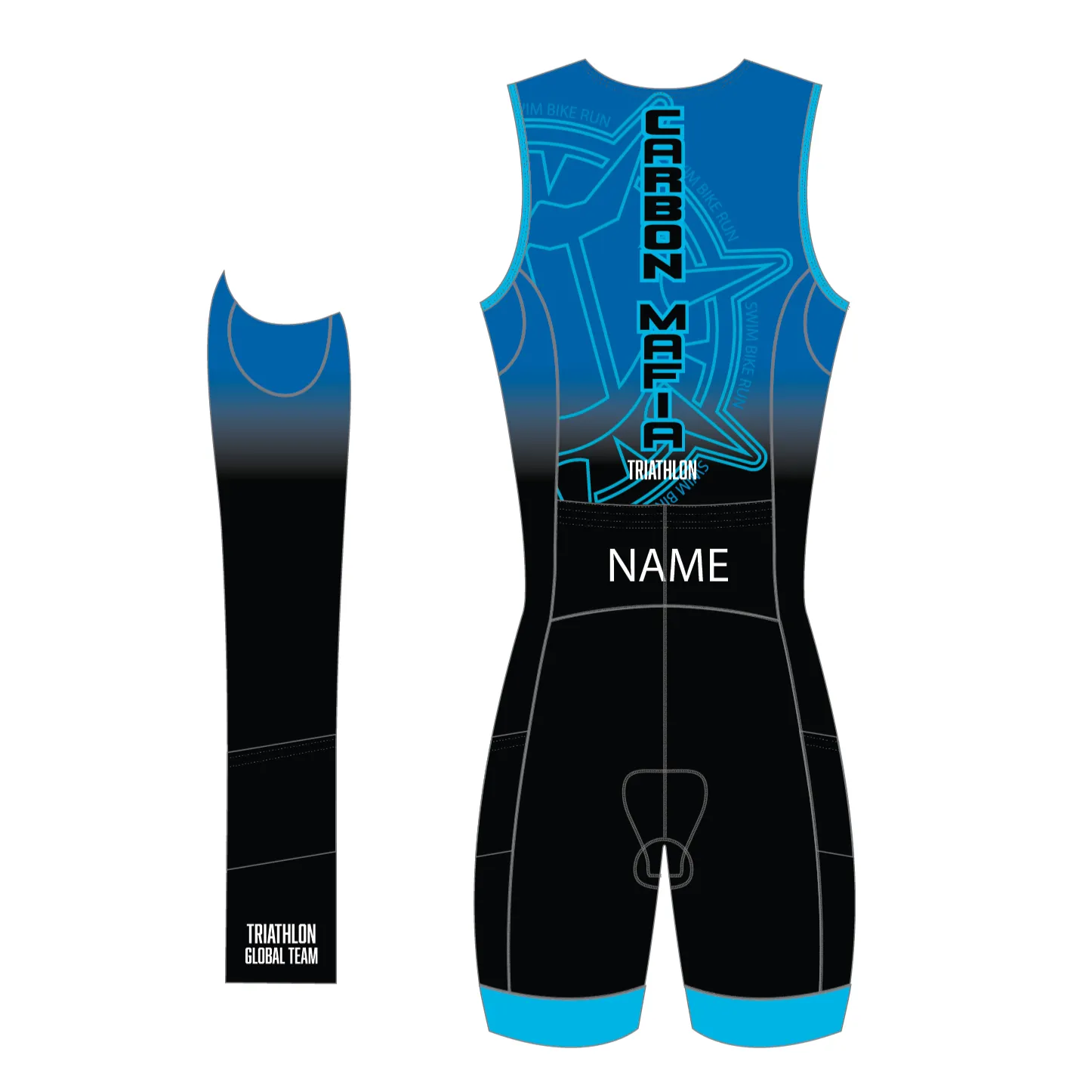 MENS GLOBAL TEAM SLEEVELESS TRI SUIT