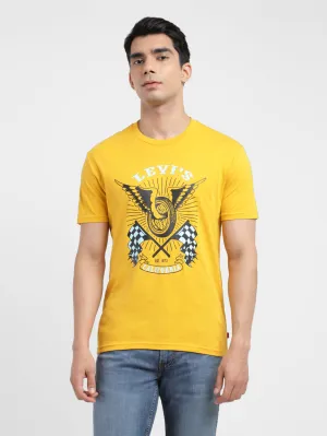 Men's Graphic Print Slim Fit T-shirt