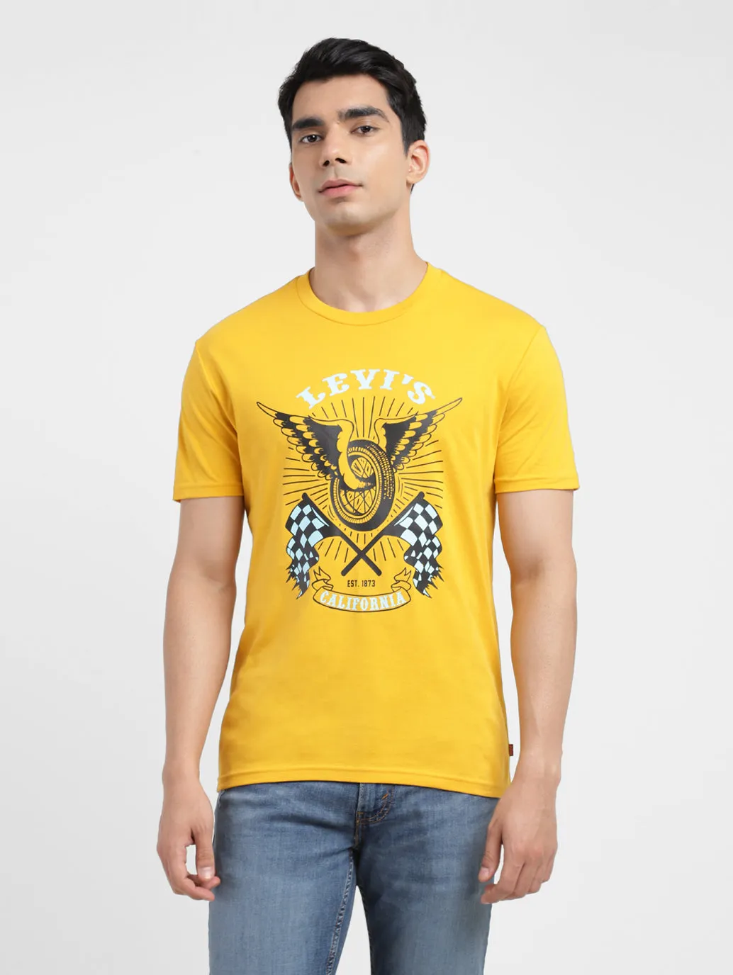 Men's Graphic Print Slim Fit T-shirt