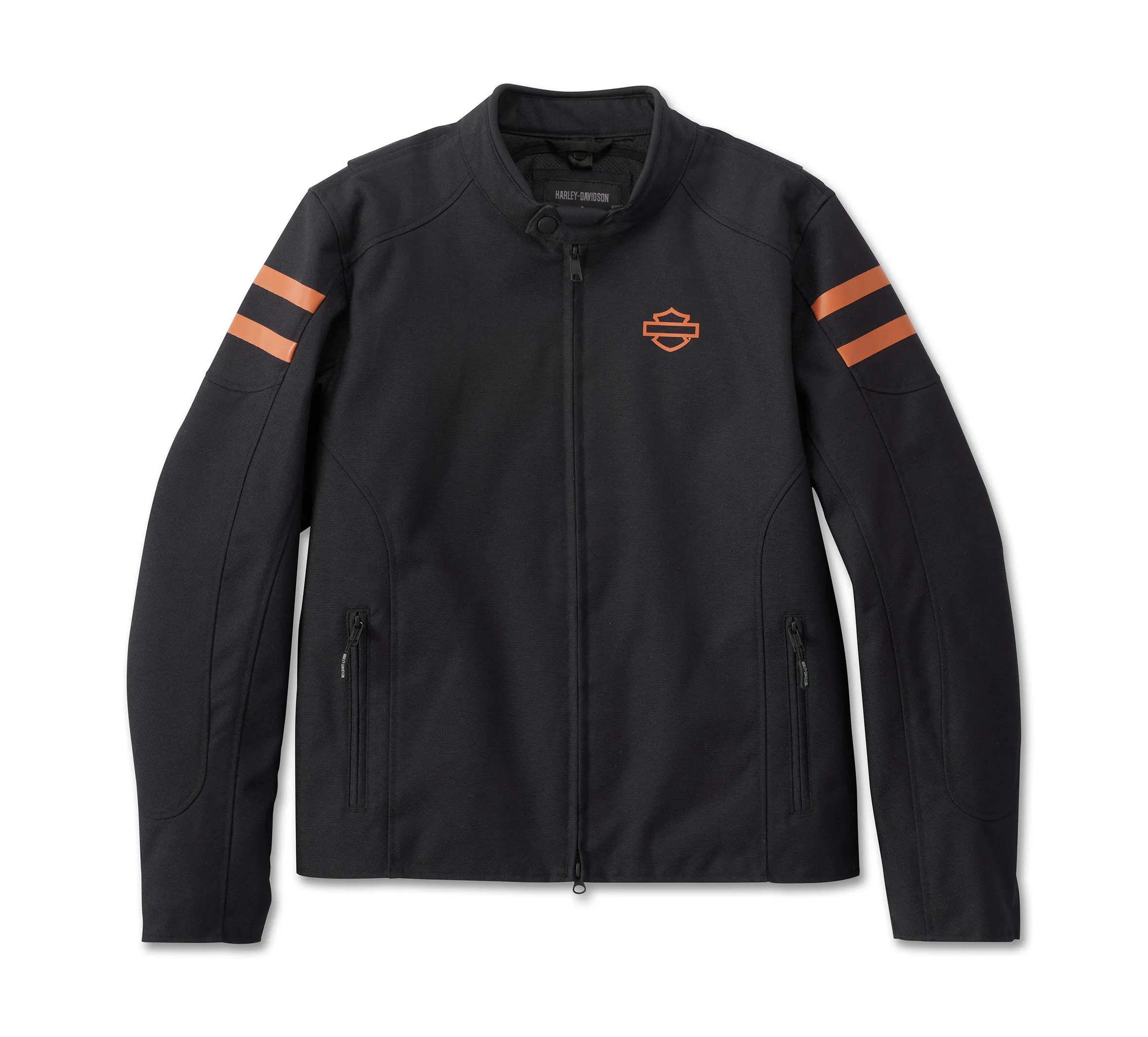 Men's Ovation 3-in-1 Textile Riding Jacket - Black Beauty & Vintage Orange