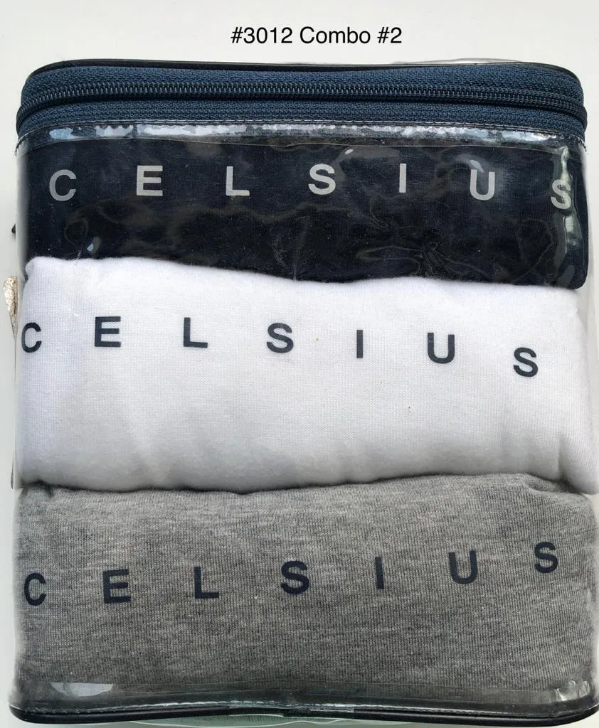 Men's Pack of 3 T-Shirts - Solid