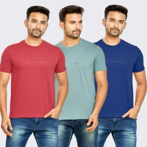 Men's Pack of 3 T-Shirts - Solid