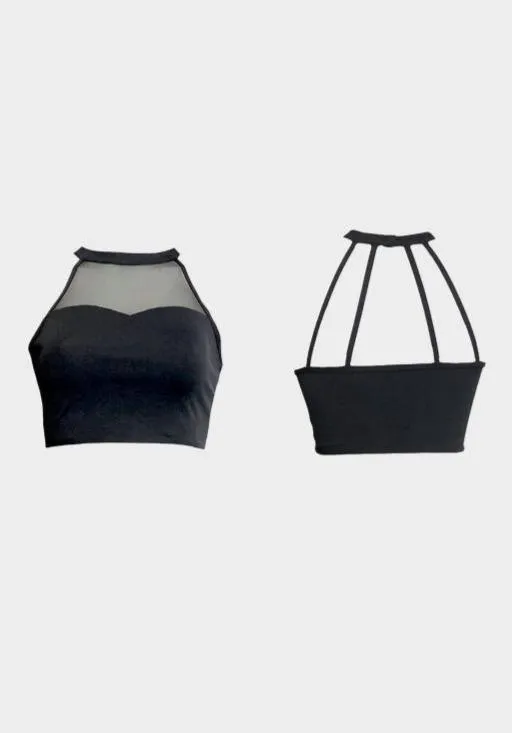 Mesh Performance Crop Top
