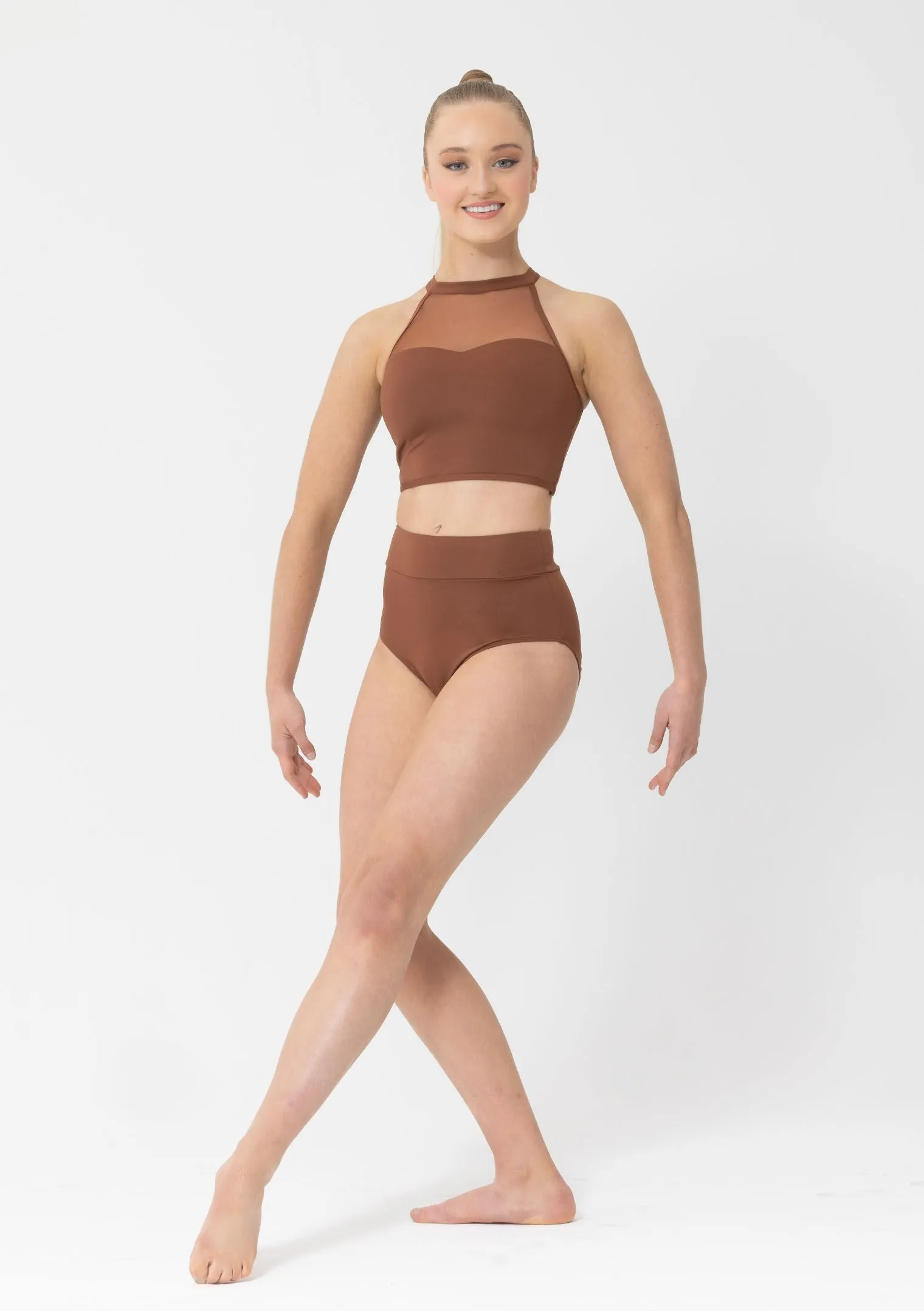 Mesh Performance Crop Top