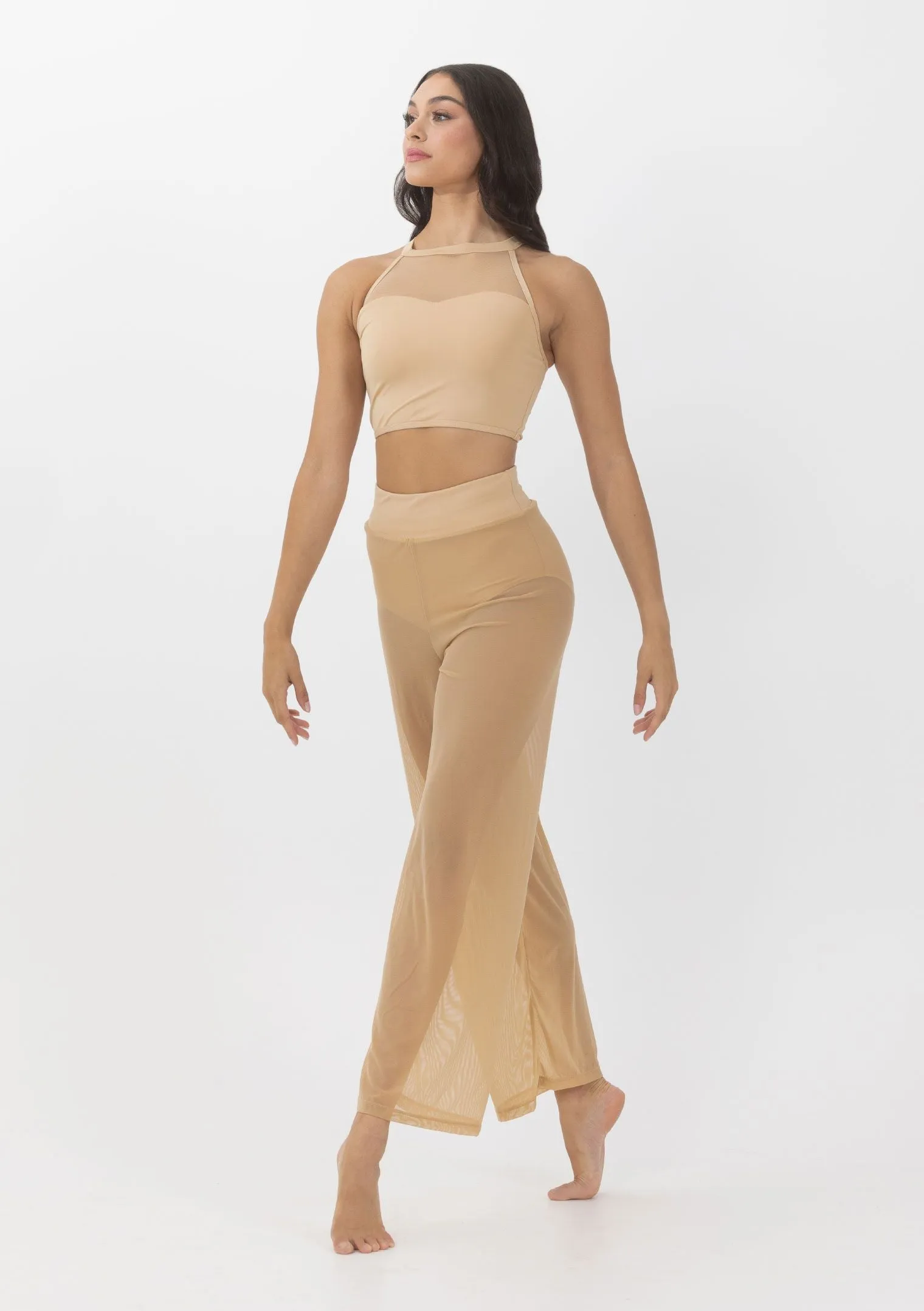 Mesh Performance Crop Top