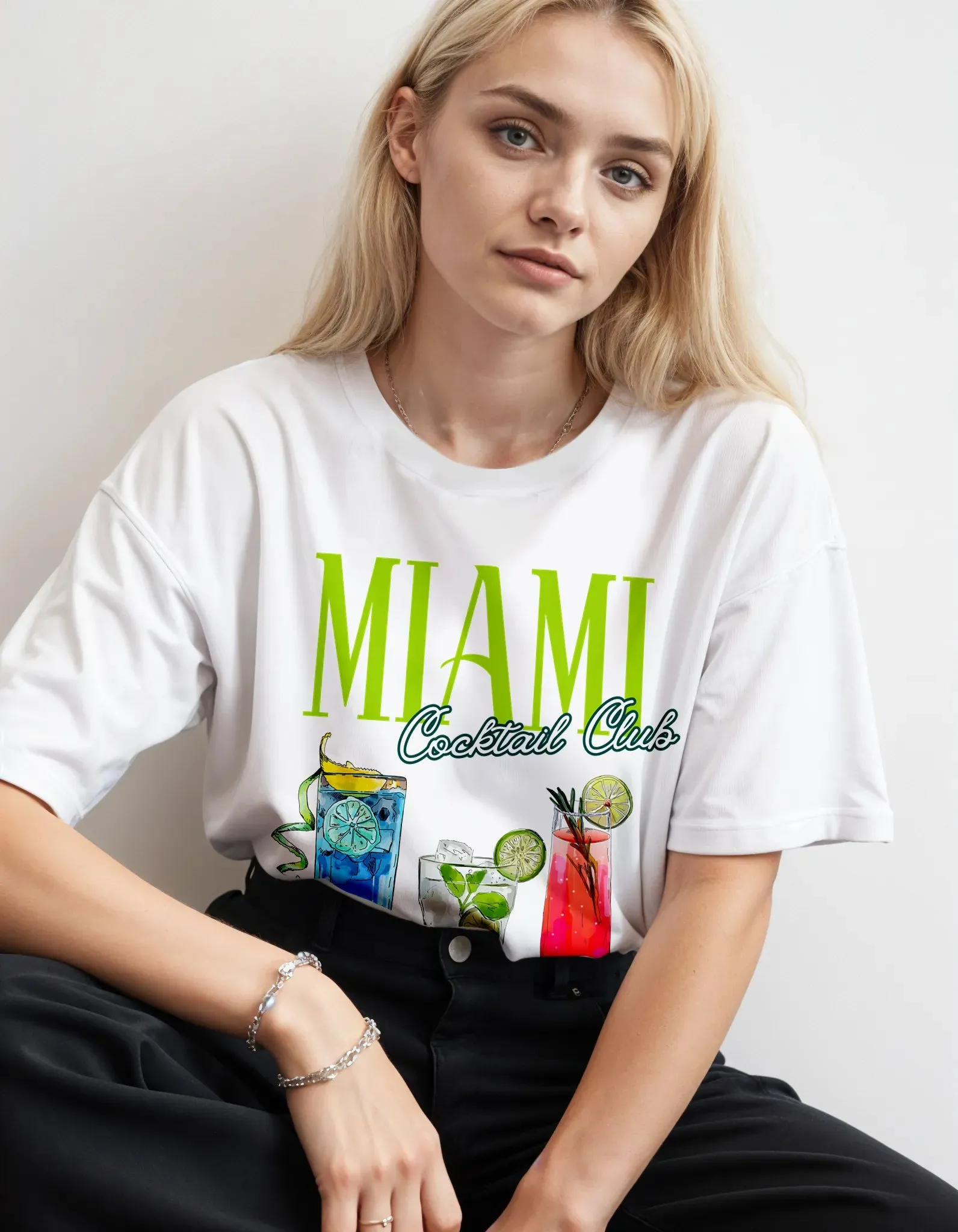 Miami Cocktail Club Tee | Quick-Dry Cooling T-shirt