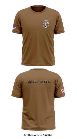 Midland GOATs Store 1 Core Men's SS Performance Tee - cAxrRh
