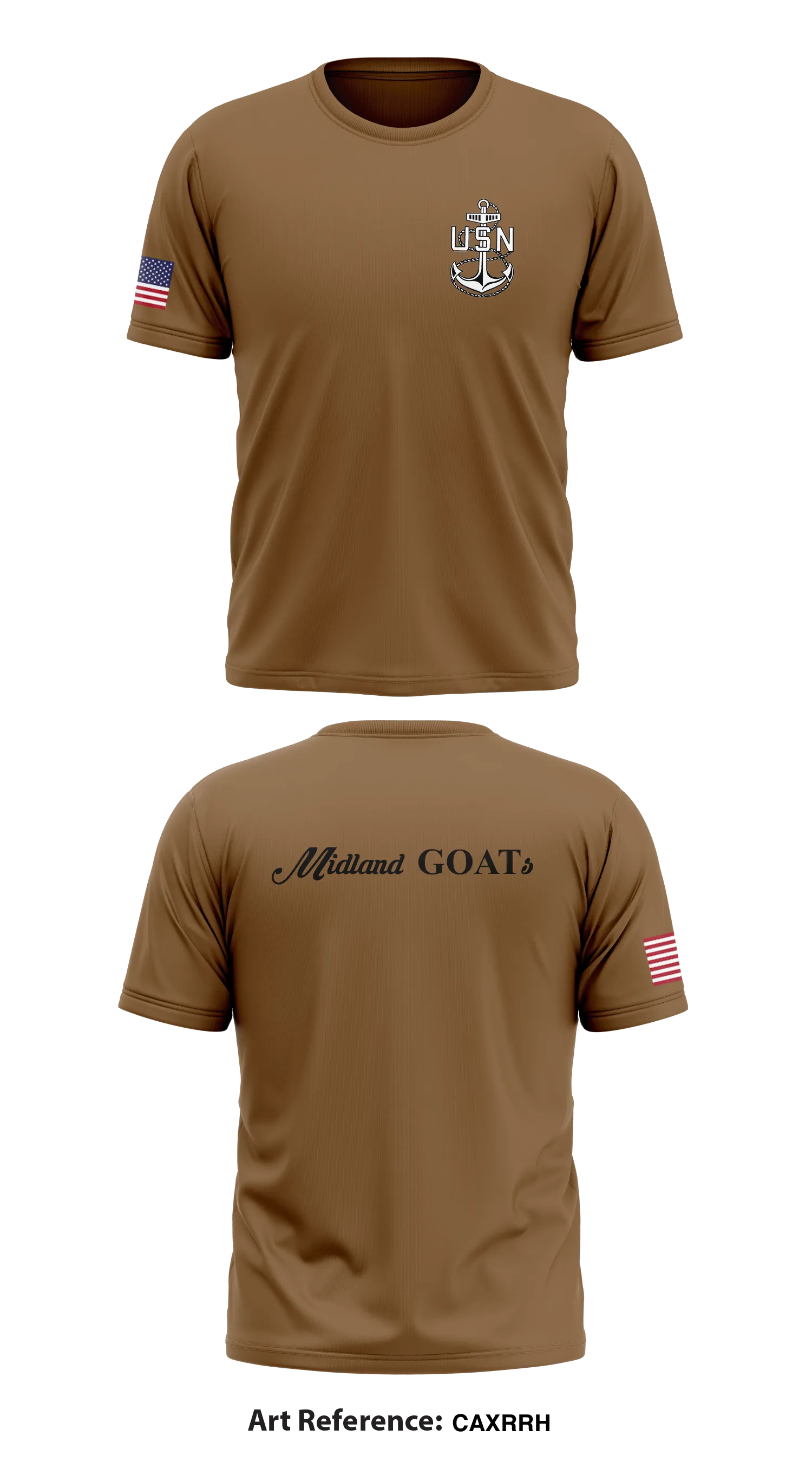 Midland GOATs Store 1 Core Men's SS Performance Tee - cAxrRh