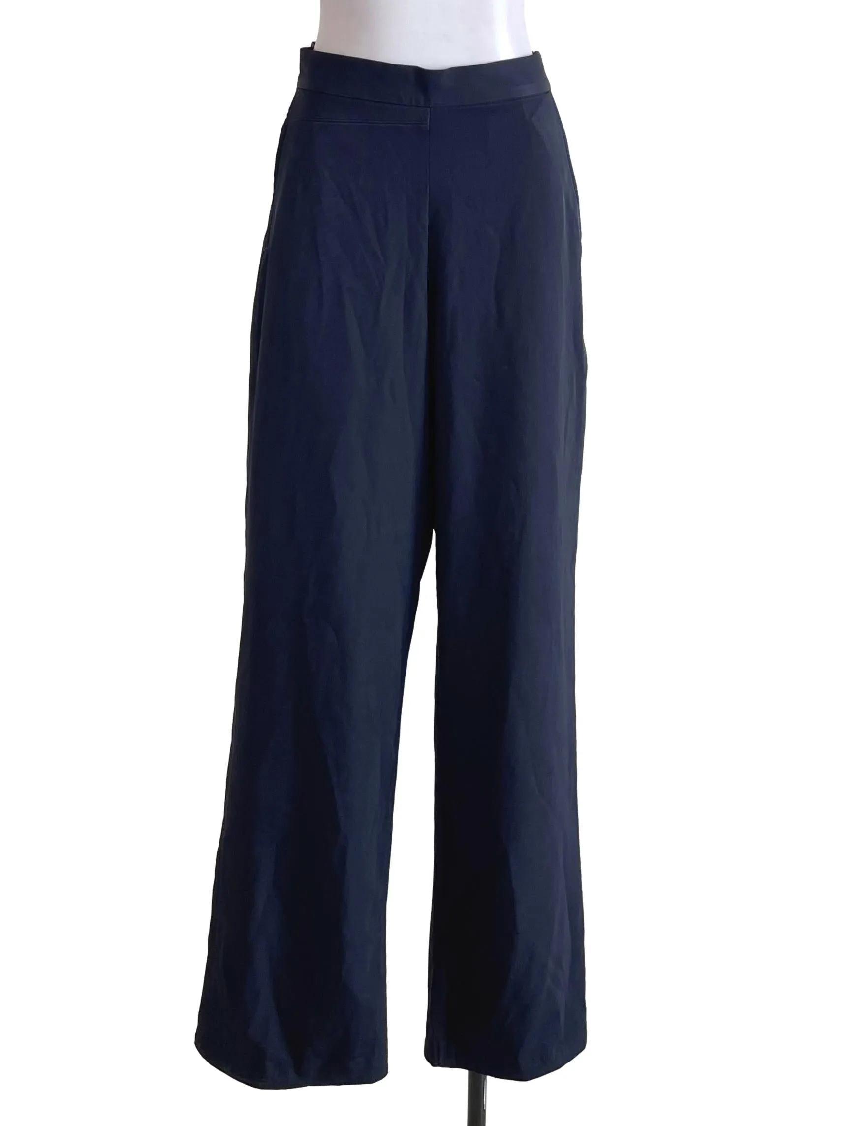Midnight Blue Straight Pants