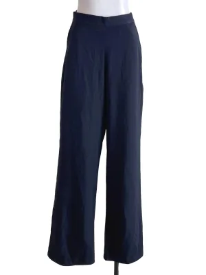Midnight Blue Straight Pants