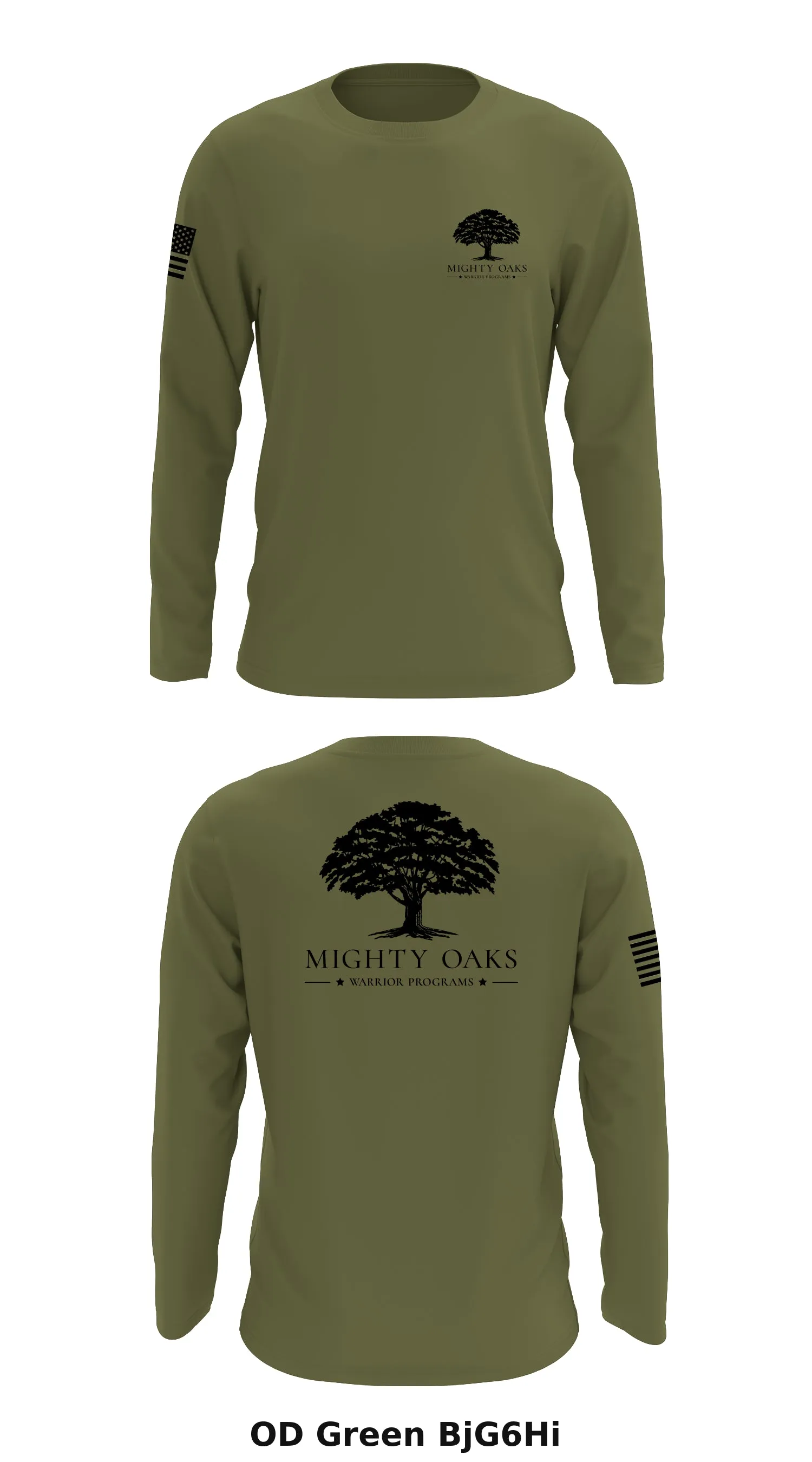 Mighty Oaks Warrior Programs  Store 1 Core Men's LS Performance Tee - BjG6Hi