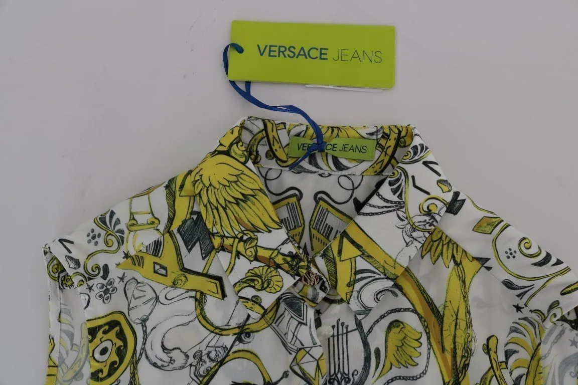 Multicolor Motive Print Blouse