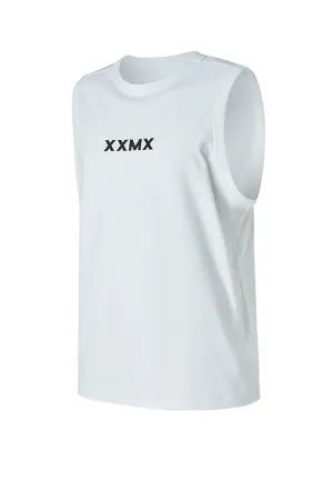 Muscle Fit Dual Sleeveless_State White