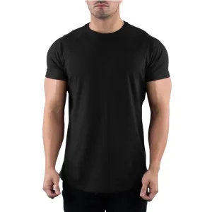 Muscle Fitness T-shirt Summer Men's Athleisure Workout short sleeve T-shirt