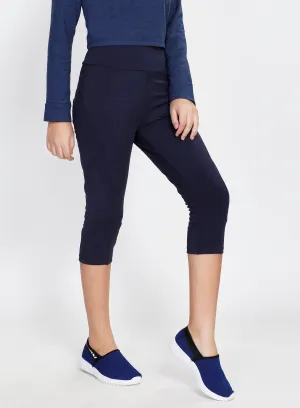 Navy Capris