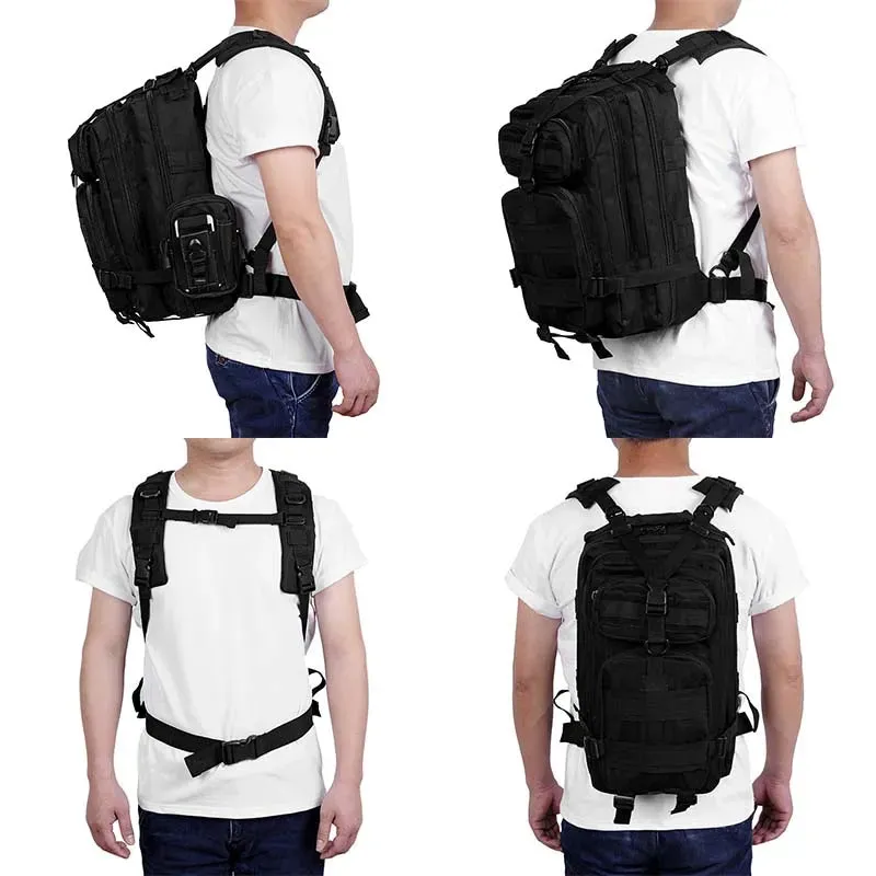 NEW 20-25L Military Tactical Backpack Waterproof Molle Hiking Backpack Sport Travel Bag Outdoor Trekking Camping Army Backpack